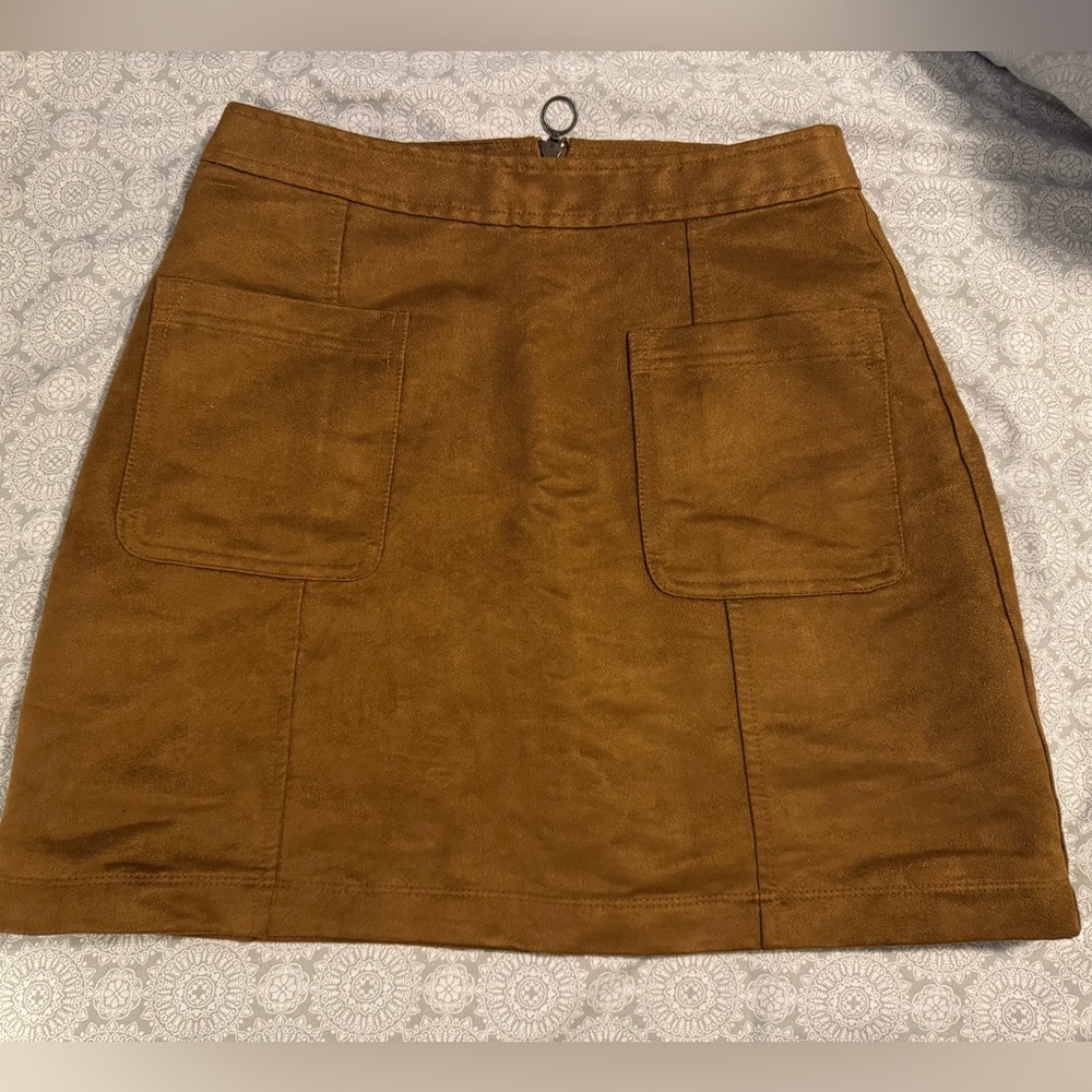 Old Navy Faux-Suede Skirt Sz 0